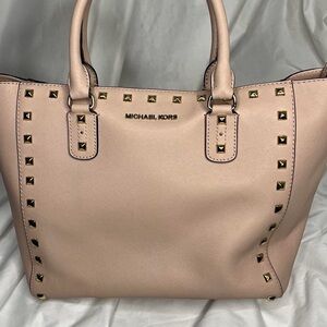 Michael Kors Blush Studded Tote